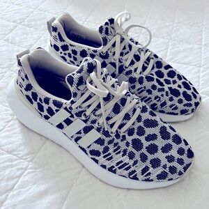 Adidas Swift Run 22W Leopard Black White Light Grey Women’s Size 7